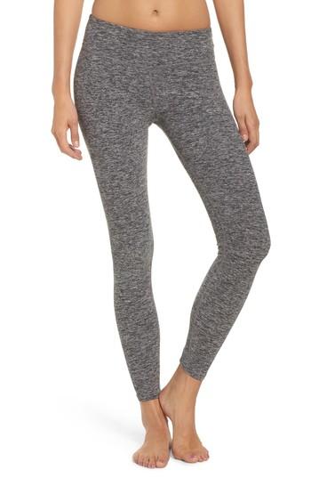 Women's Beyond Yoga Crisscross Crop Leggings, Size - Grey