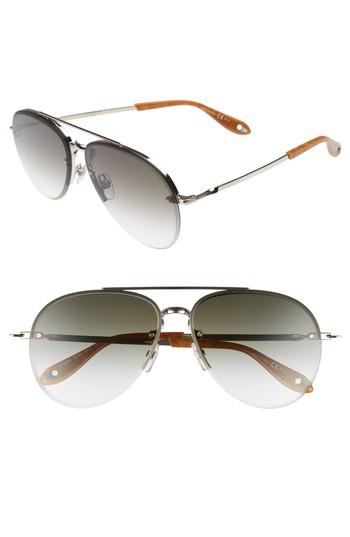 Men's Givenchy 62mm Aviator Sunglasses -