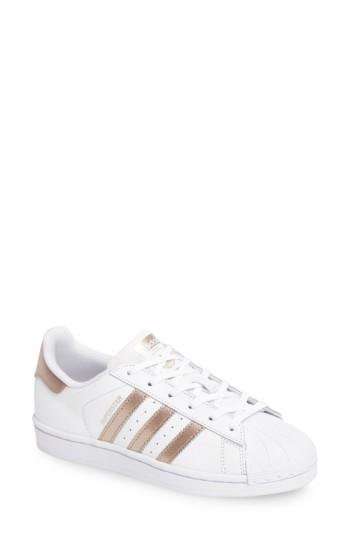 Women's Adidas 'superstar' Sneaker Women's / 6 Men's M - Metallic