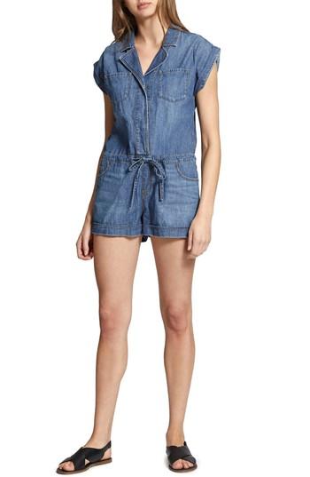 Women's Sanctuary Scout Denim Romper - Blue