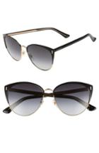 Women's Gucci 58mm Cat Eye Sunglasses - Black