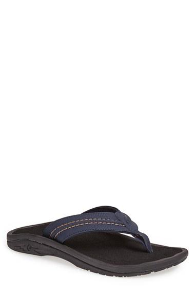 Men's Olukai 'hokua' Flip Flop M - Blue