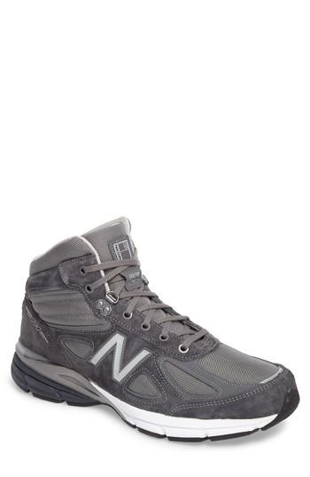 Men's New Balance 990v4 Water Resistant Sneaker Boot D - Grey