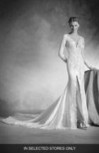 Women's Atelier Pronovias Nenufar Lace Mermaid Gown, Size In Store Only - Ivory
