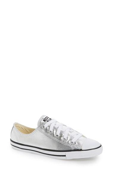 Women's Chuck Taylor All Star Dainty Ox Low Top Sneaker M - Metallic