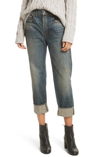 Women's Vince Union Cuffed Slouch Jeans - Blue