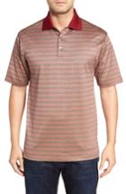 Men's Bobby Jones Breene Jacquard Stripe Polo - Red