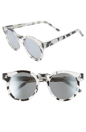 Women's Bonnie Clyde Hill 50mm Polarized Sunglasses - Winter Marble
