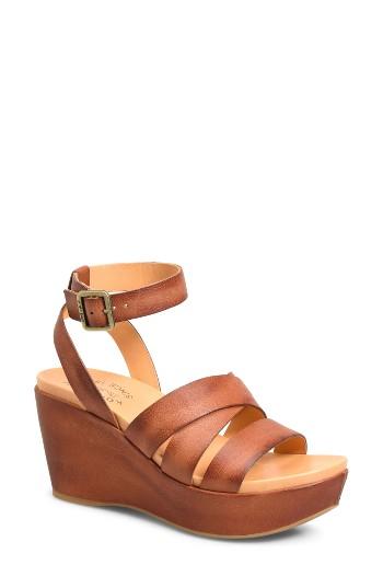 Women's Kork-ease Amber Wedge Sandal M - Brown