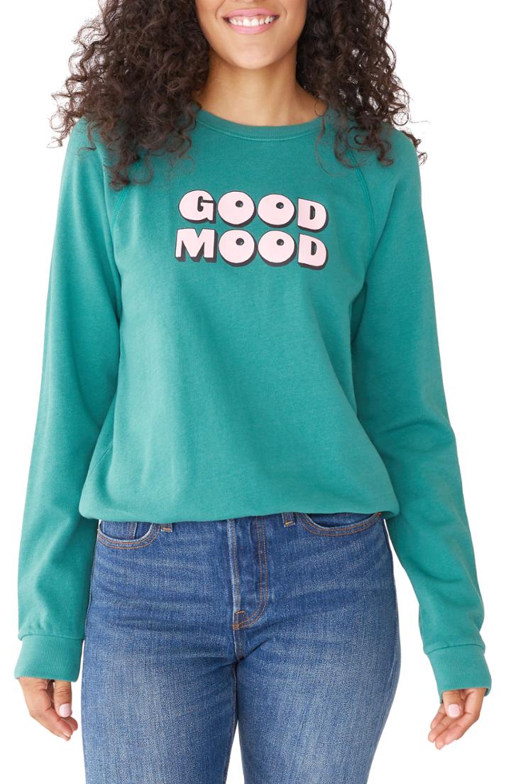 Women's Ban. Do Good Mood Sweatshirt - Green