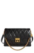 Givenchy Medium Gv3 Quilted Leather Crossbody Bag - Black
