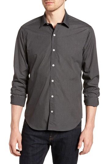Men's Jeff Dana Point Trim Fit Print Sport Shirt - Blue