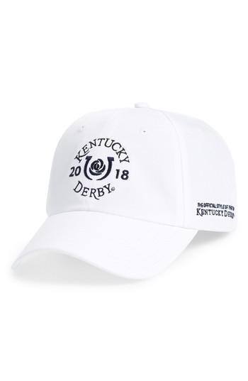 Men's Vineyard Vines 2018 Kentucky Derby Garland Of Roses Cap - White