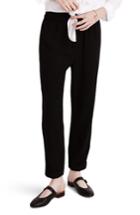 Women's Madewell Cuffed Track Trousers, Size - Black
