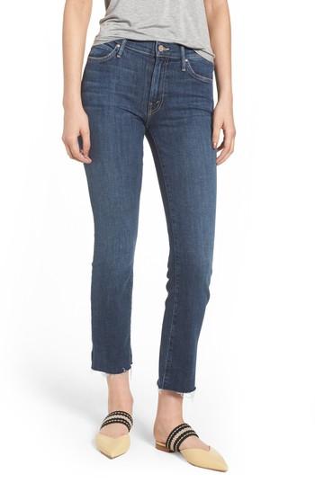 Women's Mother The Rascal Snippit Ankle Jeans - Blue