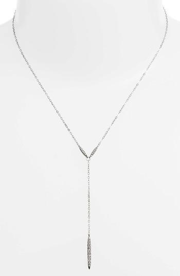 Women's Nadri Kate Pave Spear Y-necklace