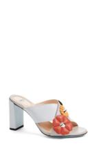 Women's Fendi Flowerland Cross Mule Us / 39.5eu - White