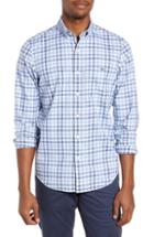 Men's Vineyard Vines Robin's Nest Tucker Slim Fit Check Sport Shirt - Blue