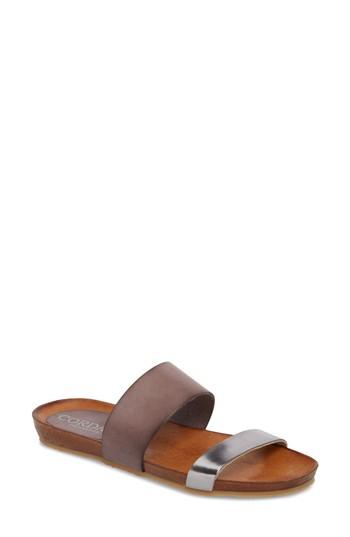 Women's Cordani Strum Double Band Slide Sandal .5us / 35eu - Grey