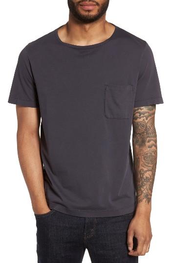 Men's Theory Boatneck Pocket T-shirt - Blue