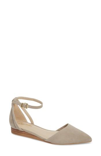 Women's Seychelles Plateau Ankle Strap Flat M - Beige
