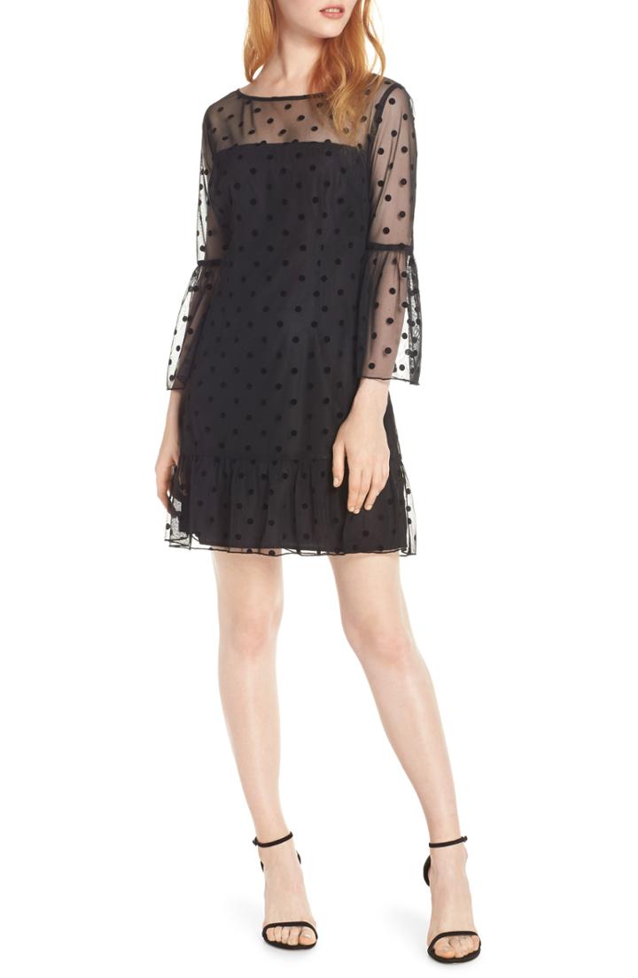 Women's Bb Dakota Swiss Dot Dress - Black