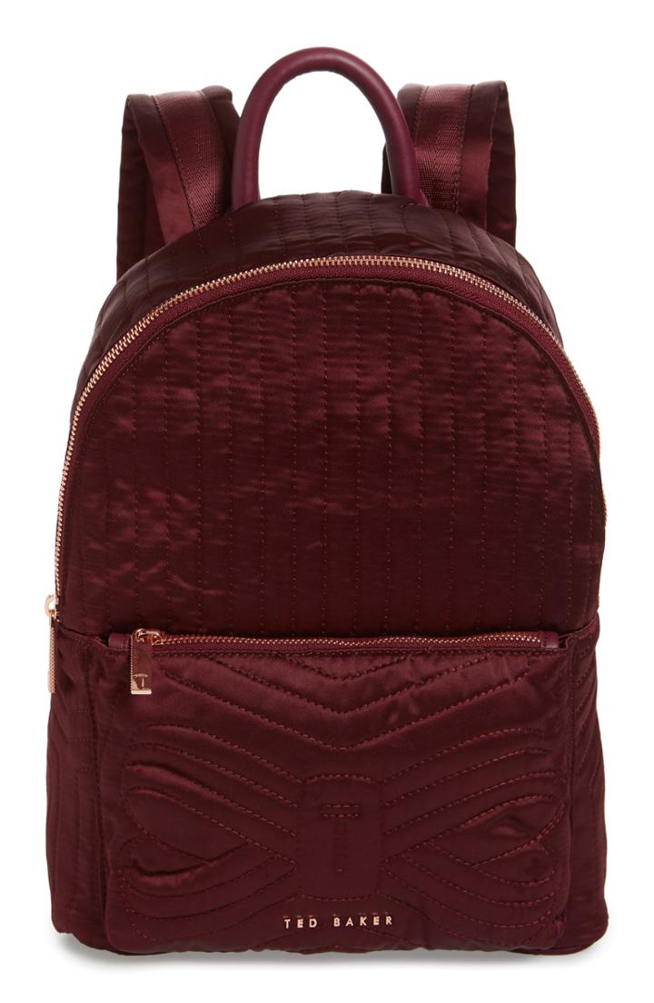 Ted Baker London Quilted Bow Backpack -