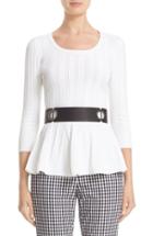Women's St. John Collection Icacos Knit Peplum Top