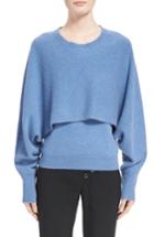 Women's Chloe Layered Cashmere Tank & Sweater - Blue