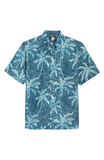 Men's Reyn Spooner Palm Seas Classic Fit Sport Shirt