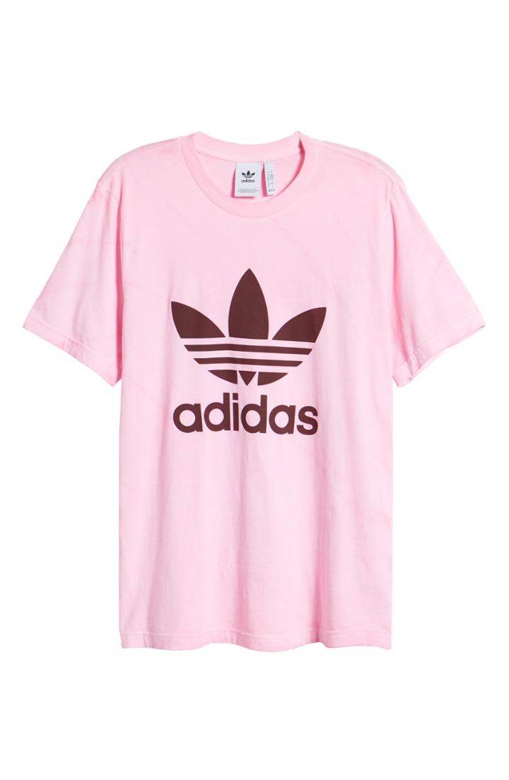 Men's Adidas Tie Dye Logo T-shirt - Pink