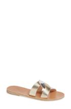 Women's Ancient Greek Sandals Desmos Slide Sandal Us / 35eu - Metallic