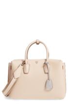 Mcm Medium Milla Leather Tote - Beige