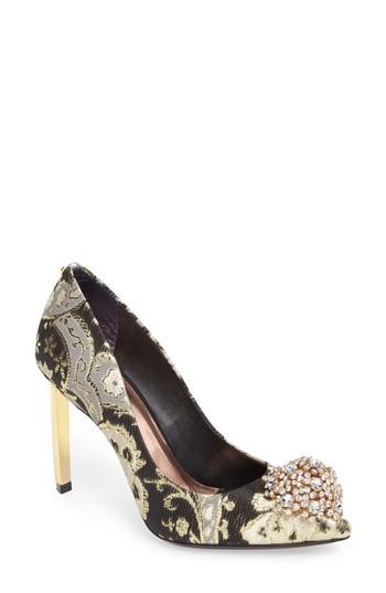 Women's Ted Baker London 'peetch' Pointy Toe Pump .5 M - Blue