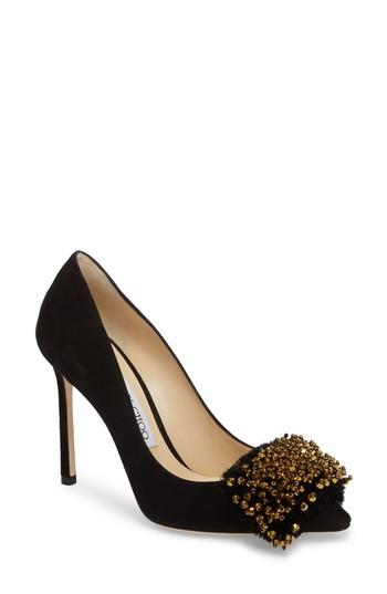 Women's Jimmy Choo Thelma Beaded Pump Us / 34eu - Black