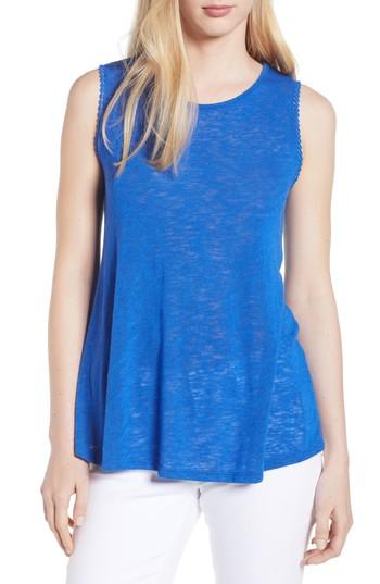 Women's Bobeau Cutout Back Tank - Blue