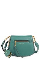 Marc Jacobs Small Recruit Nomad Pebbled Leather Crossbody Bag - Blue