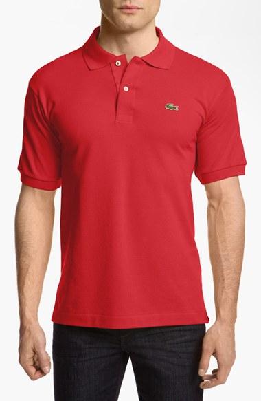 Men's Lacoste 'l1212' Pique Polo (s) - Red