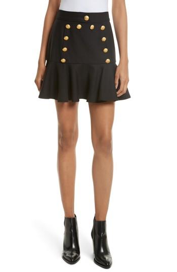 Women's Veronica Beard Morrison Flounce Sailor Skirt