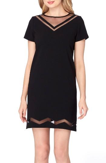 Women's Tahari Mesh Shift Dress