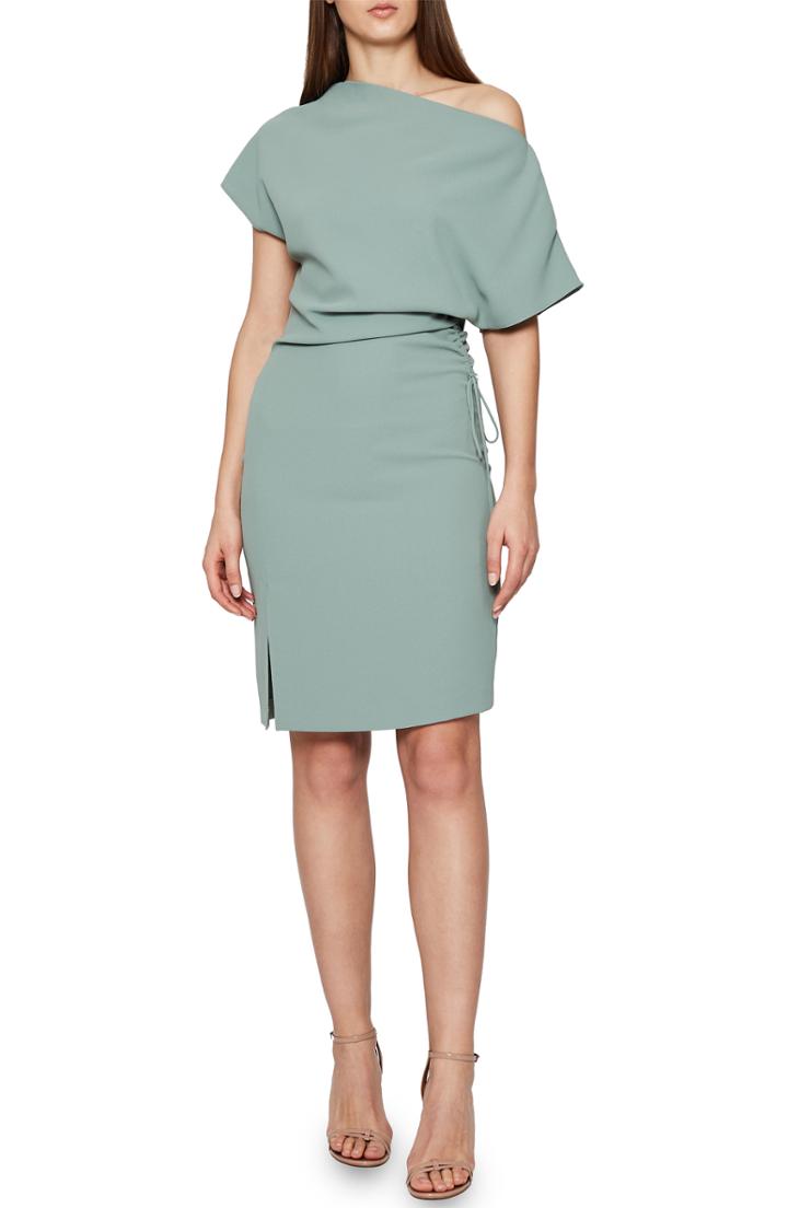 Women's Reiss Marci Side Tie Dress Us / 4 Uk - Green