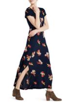 Women's Madewell Cactus Floral Maxi Dress - Blue