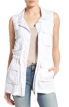 Women's Caslon Soft Utility Vest - White