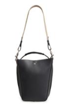 Ghurka Starlet Leather Bucket Bag - Black