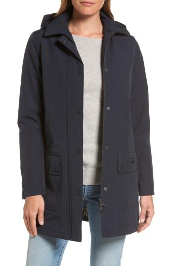 Women's Barbour Cirro Waterproof Hooded Jacket Us / 8 Uk - Blue