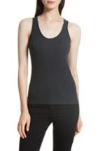 Women's Rag & Bone/jean Lara Ribbed Tank, Size - Black