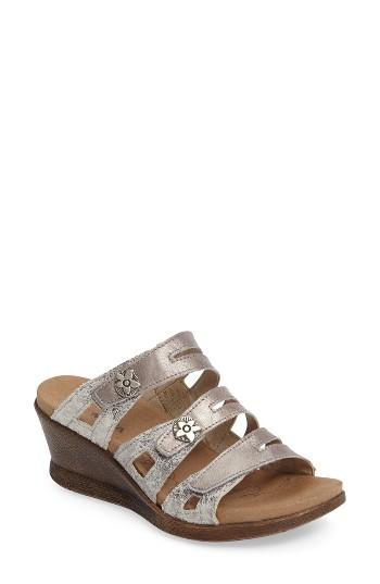 Women's Romika Nevis 04 Sandal -6.5us / 37eu - Metallic