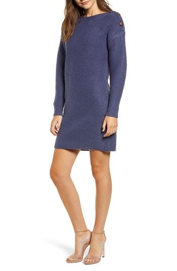 Women's Chriselle Lim Sawyer Sweater Dress - Blue