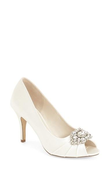 Women's Pink Paradox London 'tender' Open Toe Pump M - Ivory