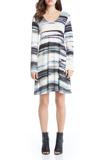 Women's Karen Kane Taylor Brushstrokes Dress - Blue